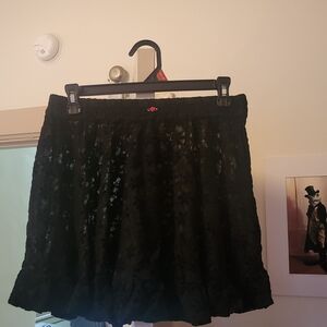 Fashion Brand Company Black Lace Skirt